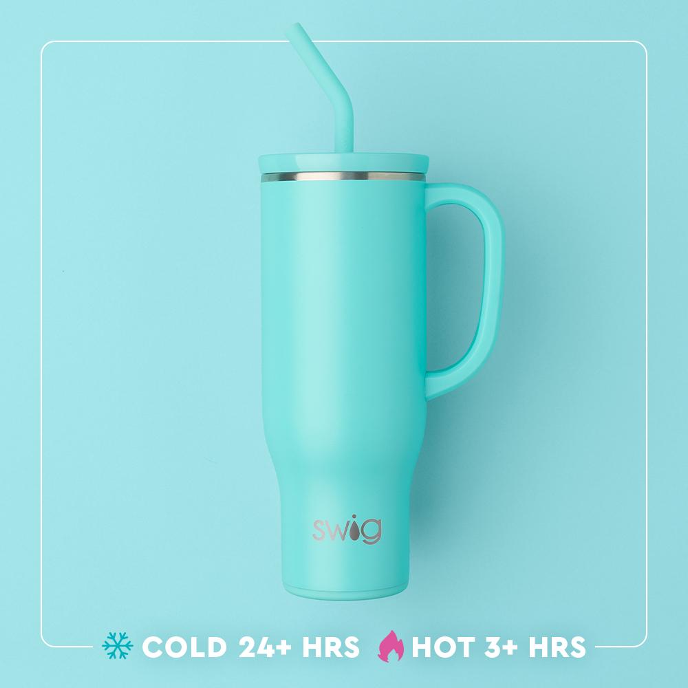 Swig Travel Mega Mug 30oz - Brite Stripe