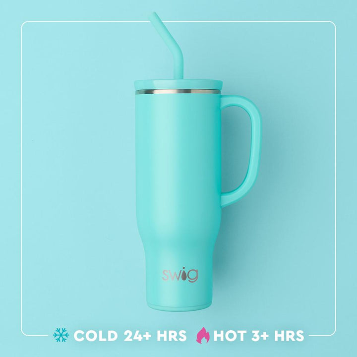 Swig Travel Mega Mug 30oz - Brite Stripe