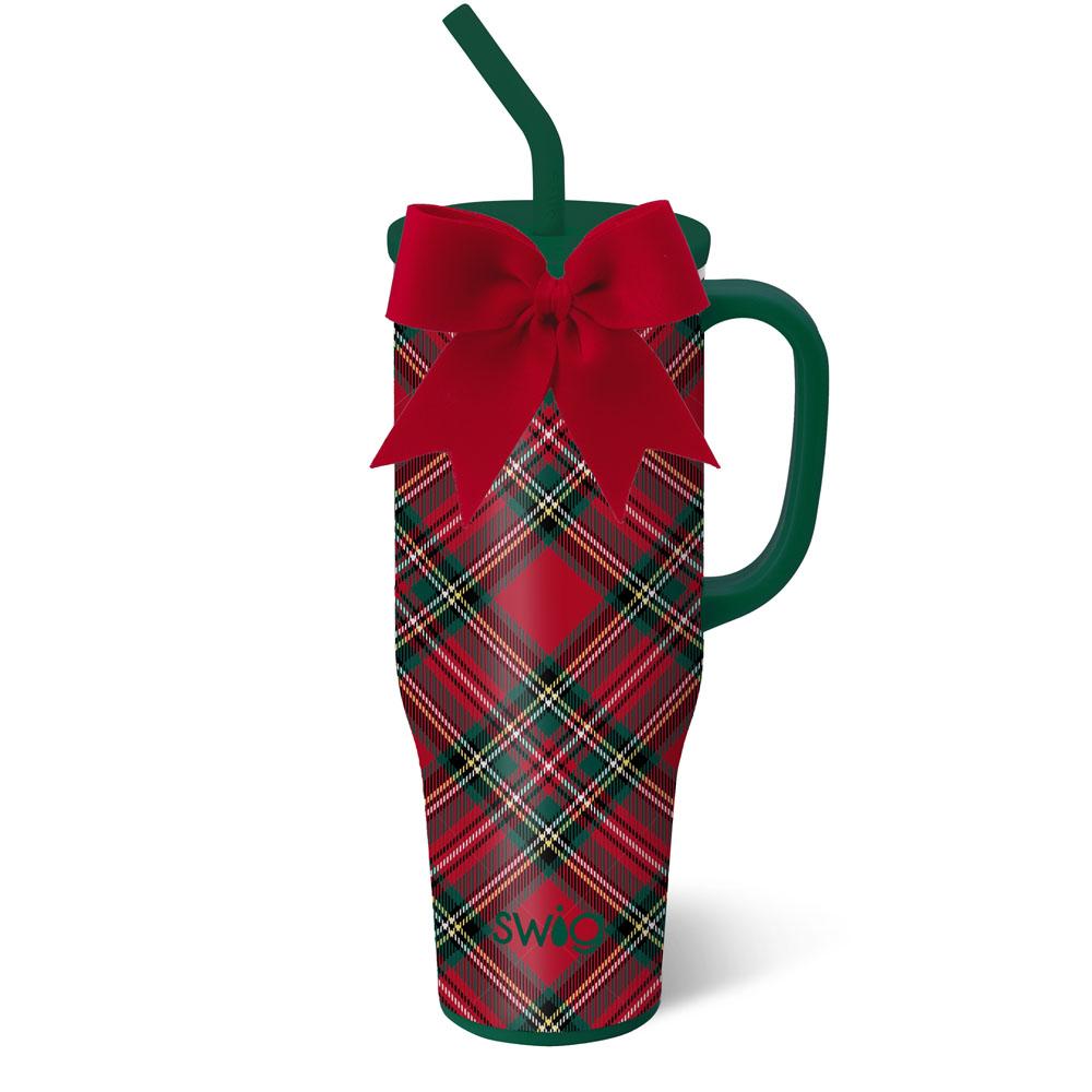 Swig Mega Mug 40oz - Christmas Plaid