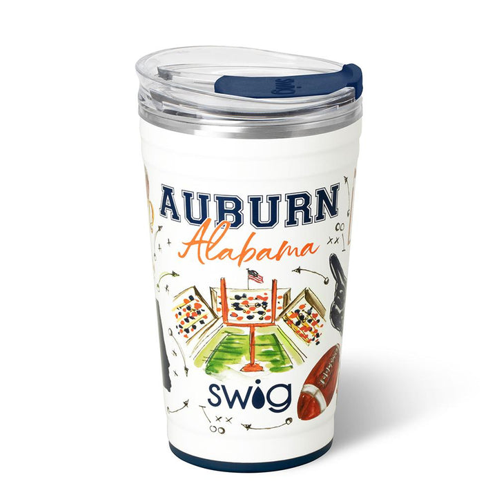 Swig Party Cup 24oz - Tailgates in Auburn