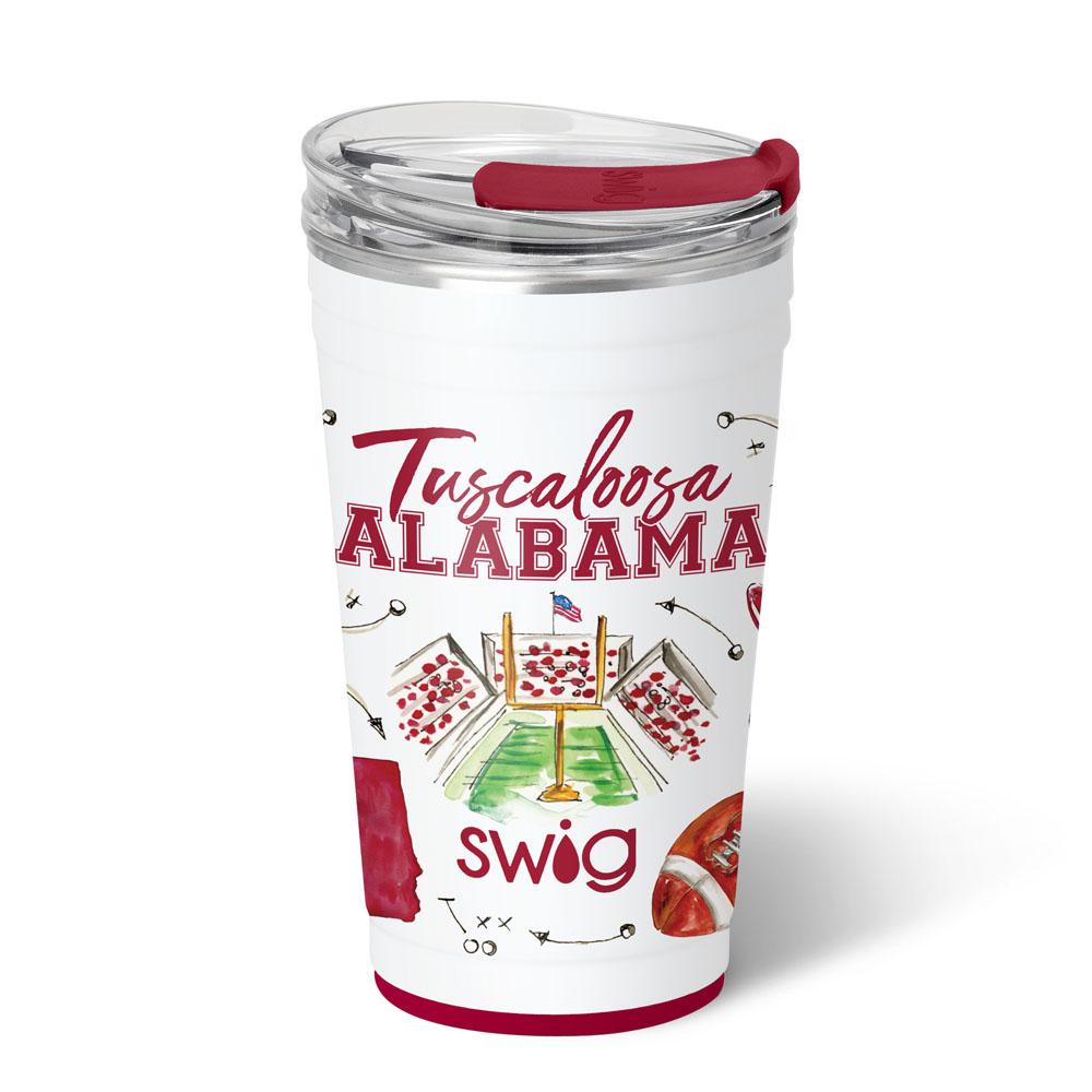 Swig Party Cup 24oz - Tailgates in Tuscaloosa