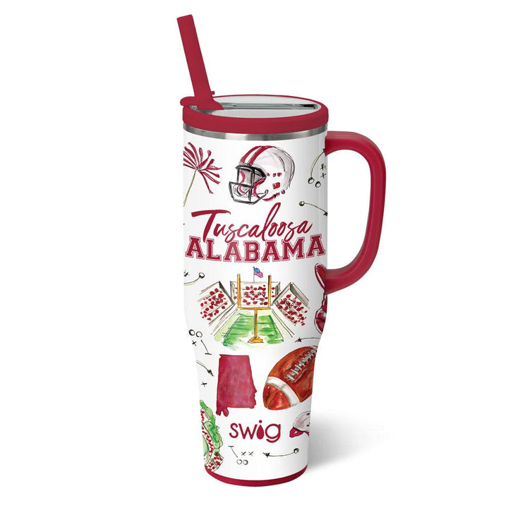 Swig Mega Mug 40oz - Tailgates in Tuscaloosa