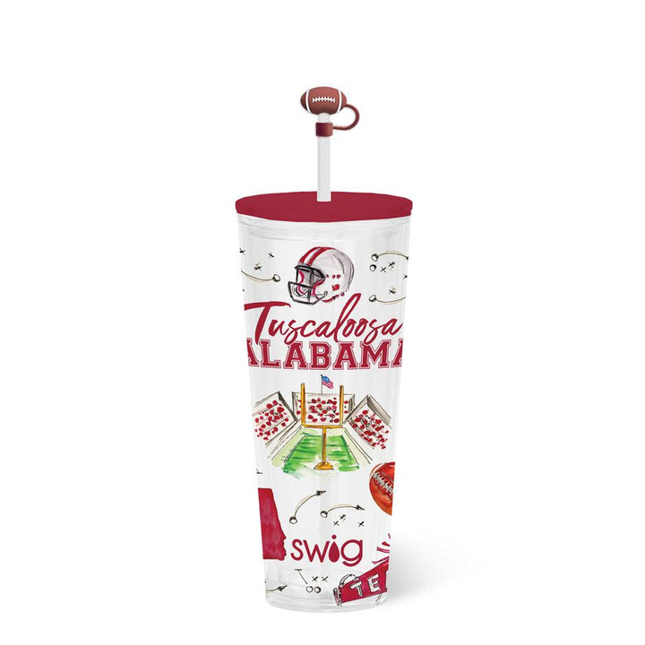 Swig  Plastic Tumbler 24oz - Tailgates in Tuscaloosa