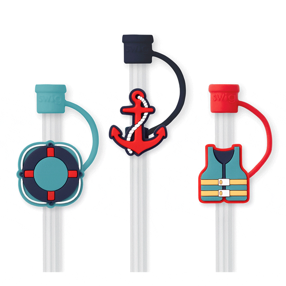 Swig Straw Topper Set - Errbody on the Boat