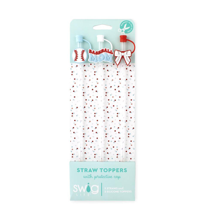 Swig Straw Topper Set - Home Run