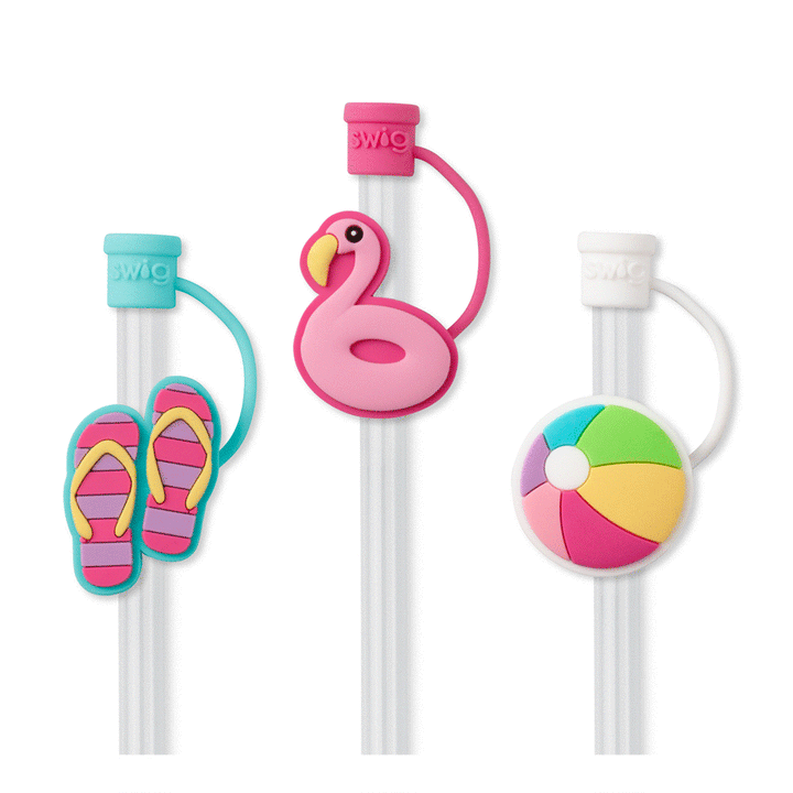 Swig Straw Topper Set - Pool