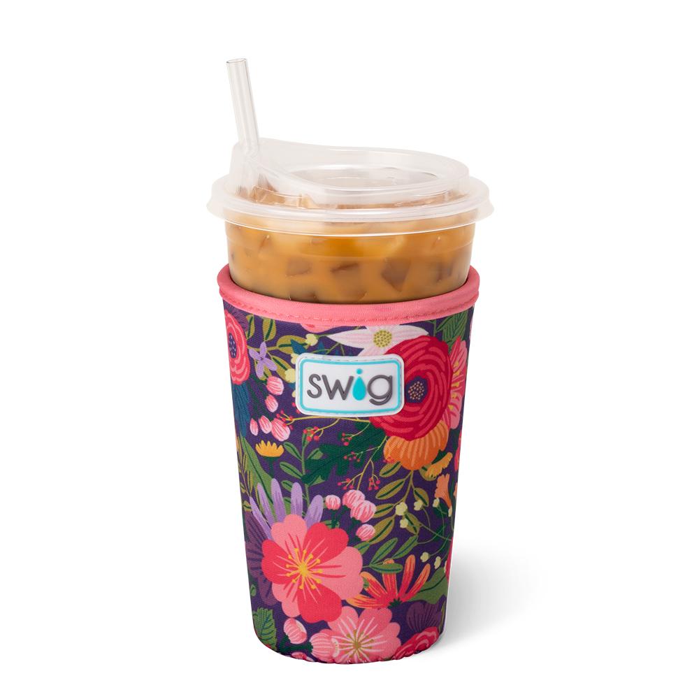 Swig Iced Cup Coolie (Medium) - Secret Garden