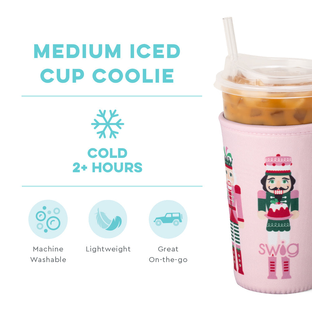 Swig Iced Cup Coolie (Medium) - Sugar Plum Soldiers