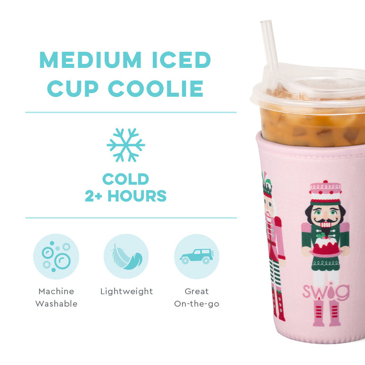 Swig Iced Cup Coolie (Medium) - Sugar Plum Soldiers