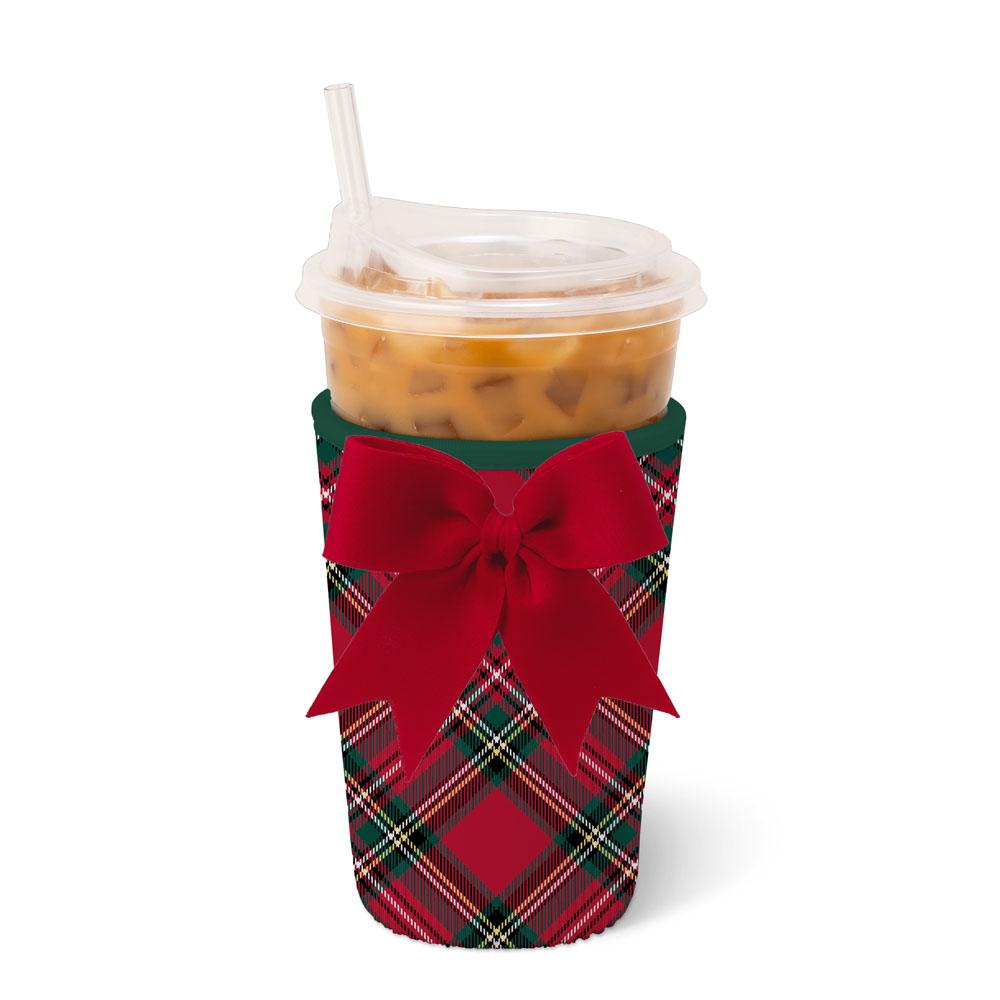 Swig Iced Cup Coolie (Medium) - Christmas Plaid