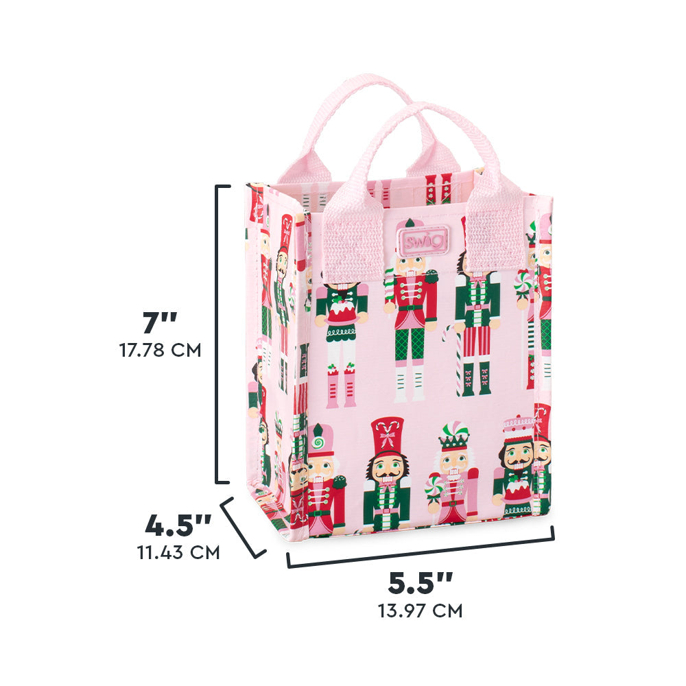Swig Reusable Gift Bag (Mini) - Sugar Plum Soldiers