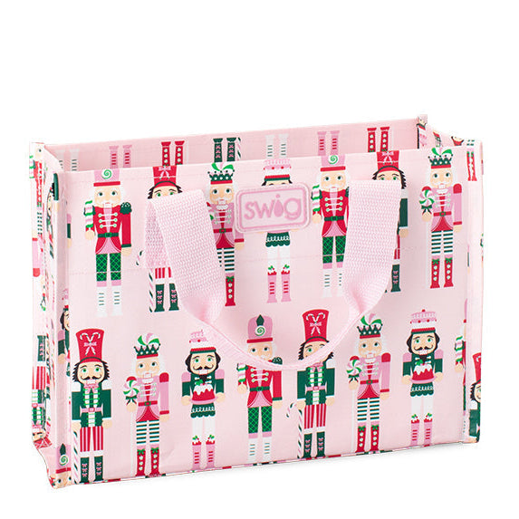 Swig Reusable Gift Bag (Small) - Sugar Plum Soldiers