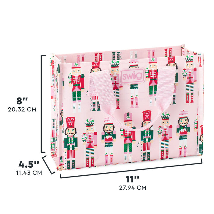 Swig Reusable Gift Bag (Small) - Sugar Plum Soldiers