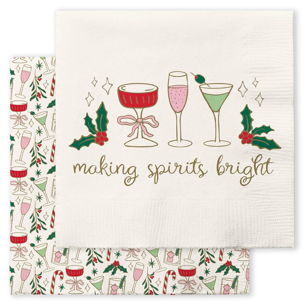 Swig Cocktail Napkins - Holiday Spirits