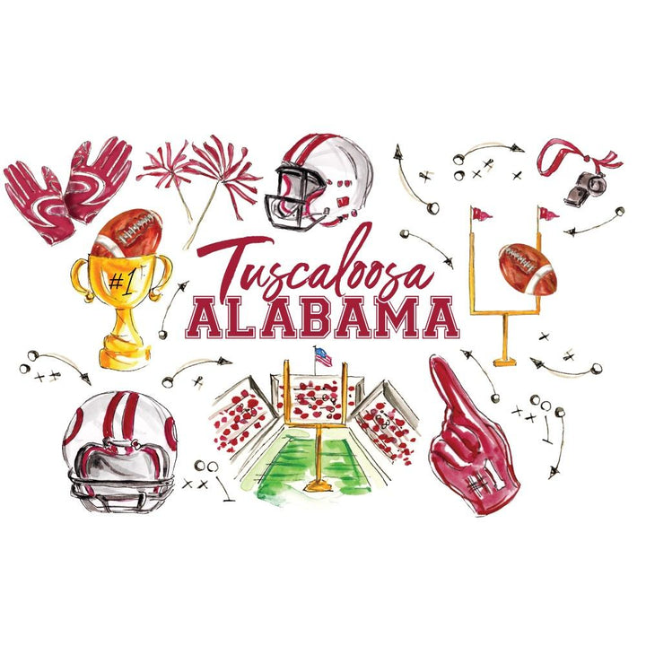 Swig Tea Towel - Tailgates in Tuscaloosa