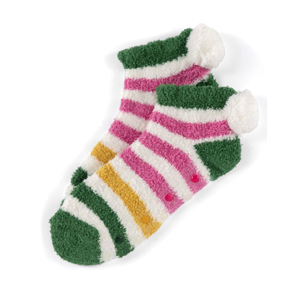 Shiraleah Gloria Home Socks - Green