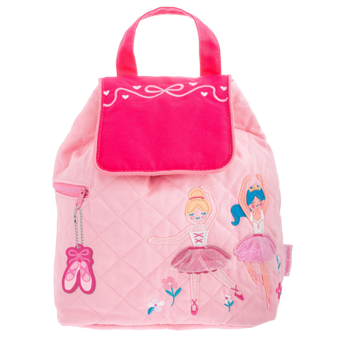 Stephen Joseph Quilted Backpack - Ballet