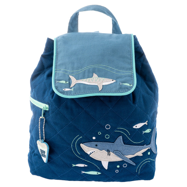 Stephen Joseph Quilted Backpack - Shark