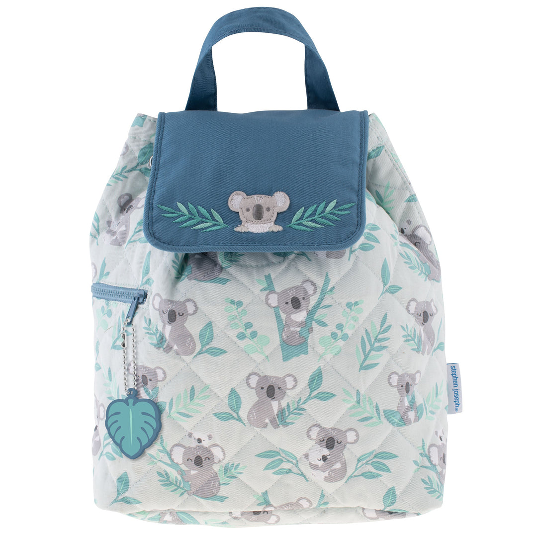 Stephen Joseph Quilted Backpack for Baby - Koala