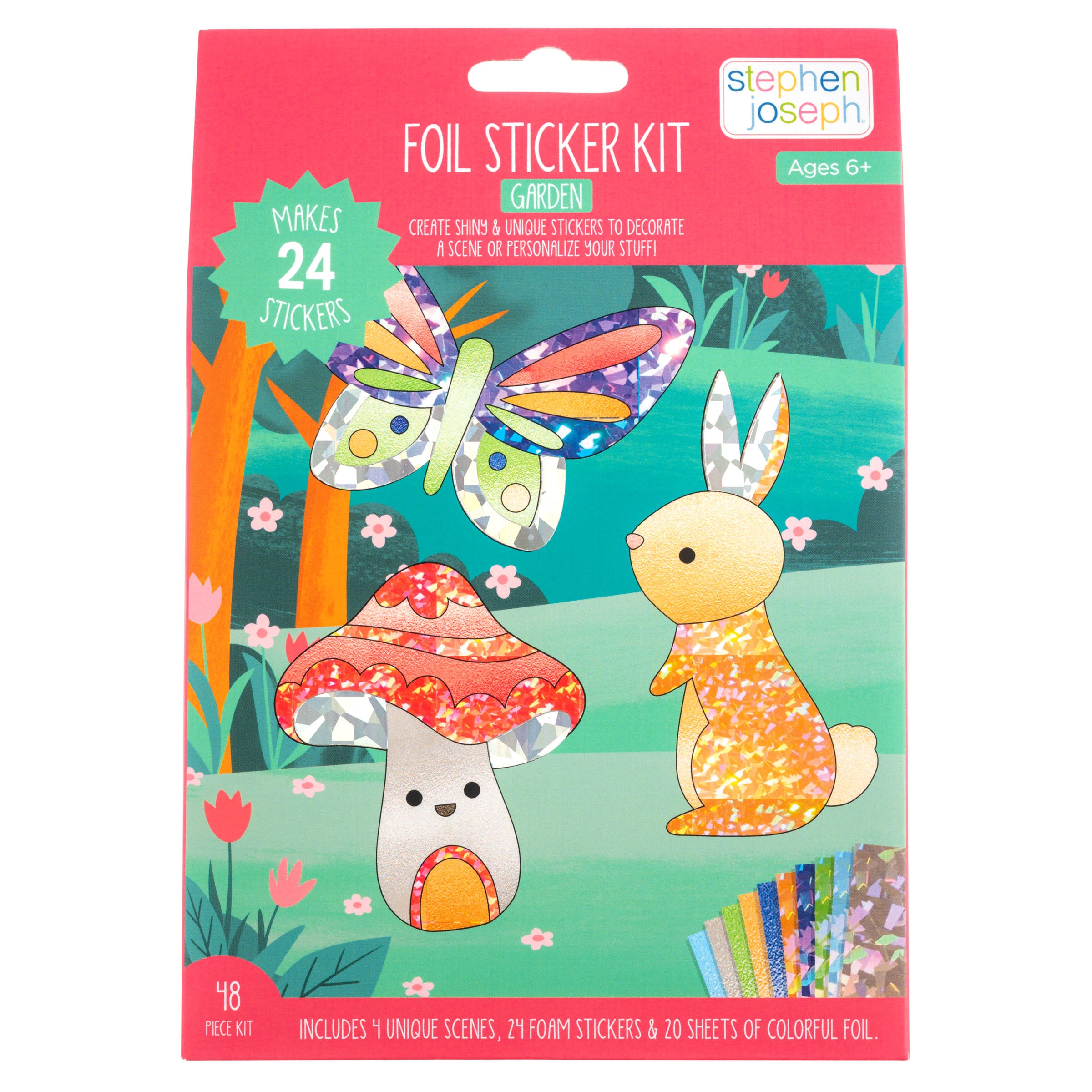 Stephen Joseph Foil Sticker Kit - Garden – Daisy Lane Gifts LLC