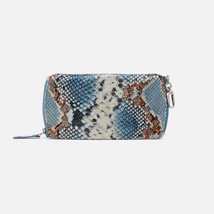 Hobo Spark GO Double Eyeglass Case - Blue Tempest Printed Leather