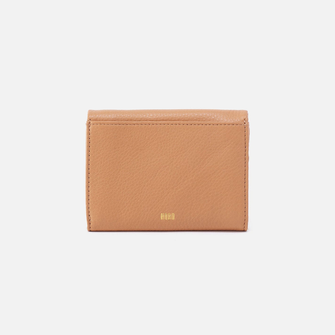 Hobo Lumen Medium Bifold Compact Wallet - Sandstorm Pebbled Leather