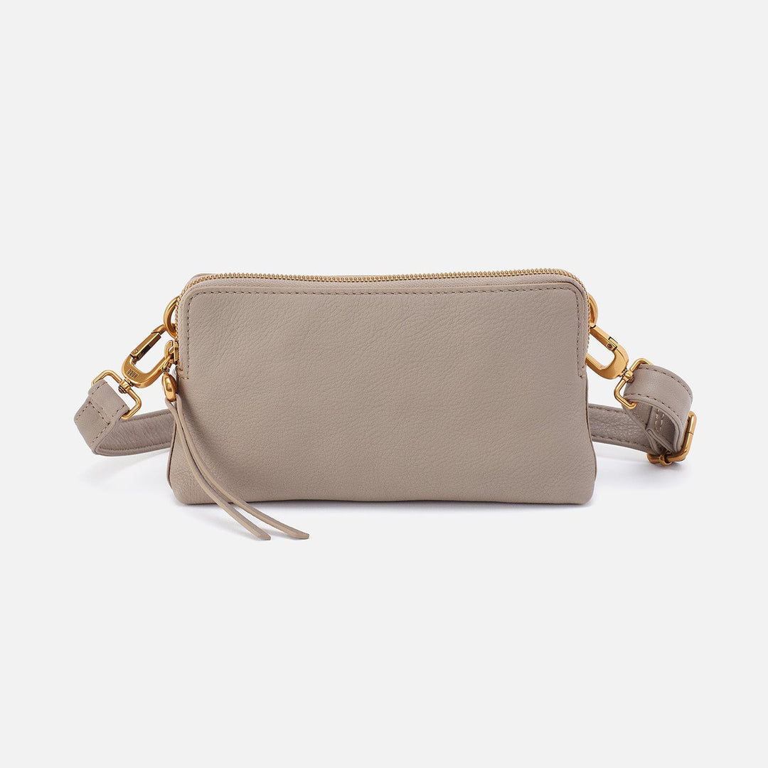 Hobo Fern Slim Belt Bag/Sling - Taupe Pebbled Leather