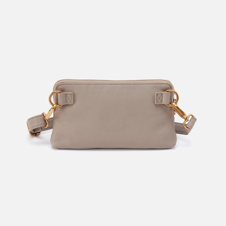 Hobo Fern Slim Belt Bag/Sling - Taupe Pebbled Leather