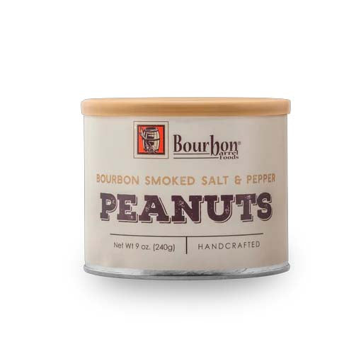 Bourbon Barrel Foods Bourbon Smoked Salt & Pepper Peanuts - 9 oz