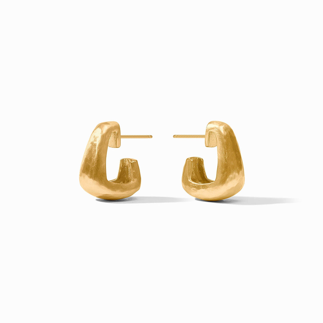 Julie Vos Sahara Hoop Earrings - Gold/Small