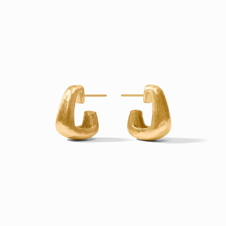 Julie Vos Sahara Hoop Earrings - Gold/Small
