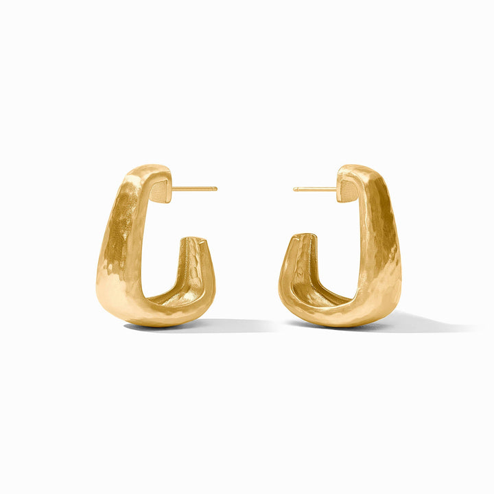 Julie Vos Sahara Hoop Earrings - Gold/Medium