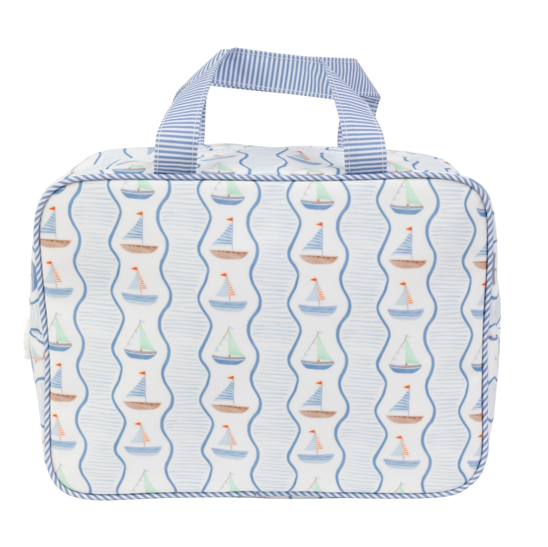 Apple of My Isla Take It Tote - Sailboat
