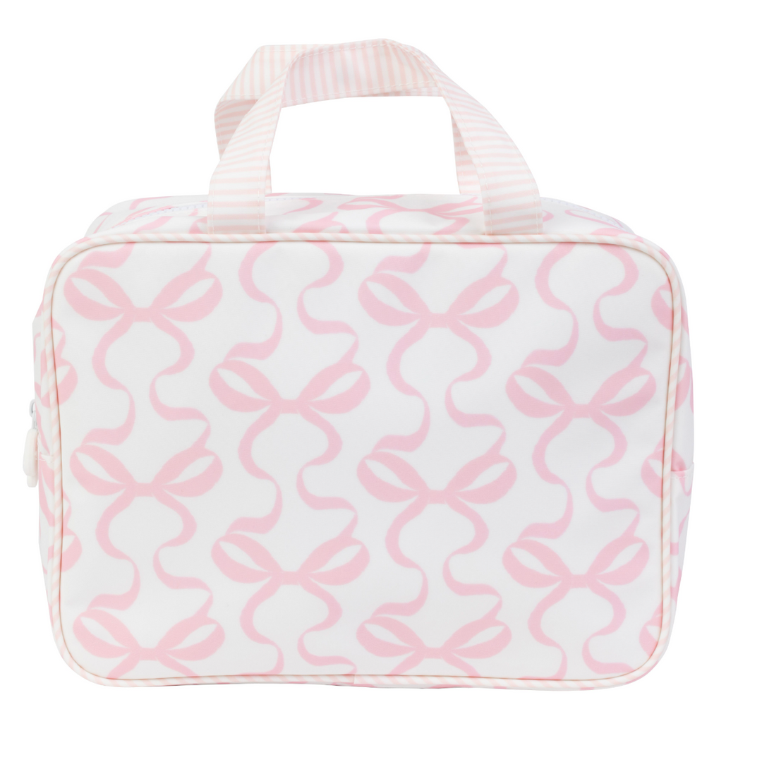 Apple of My Isla Take It Tote - Bows on White