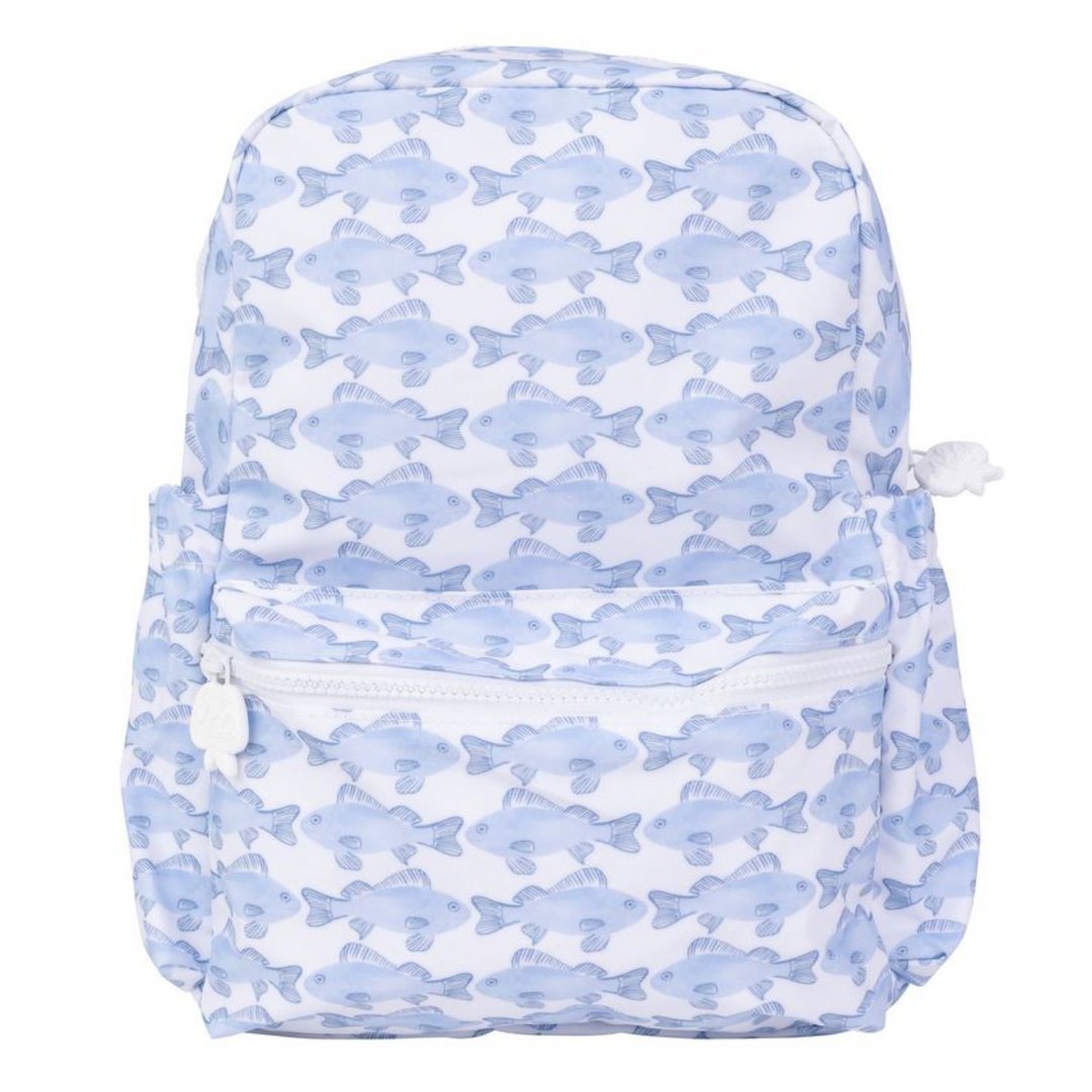 Apple of My Isla Large Backpack - Fish