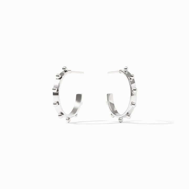 Julie Vos SoHo Hoop Earrings - Silver/Small