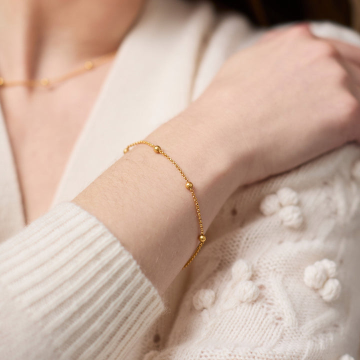 Julie Vos Solara Delicate Bracelet - Gold/OS