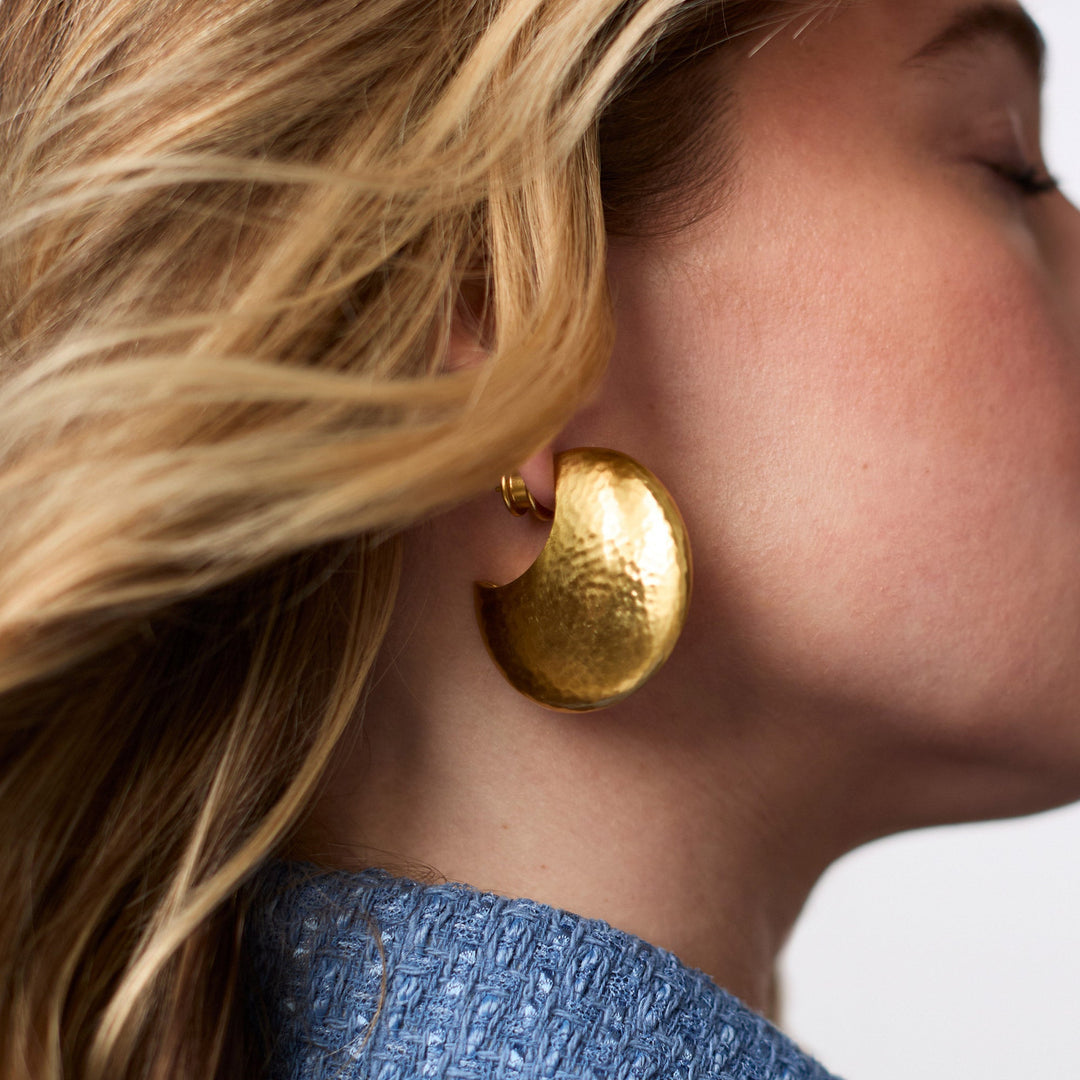Julie Vos Solara Hoop Earrings - Gold/Small