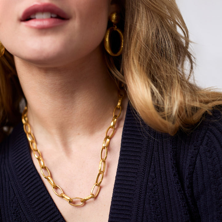 Julie Vos Solara Link Necklace - Gold/OS