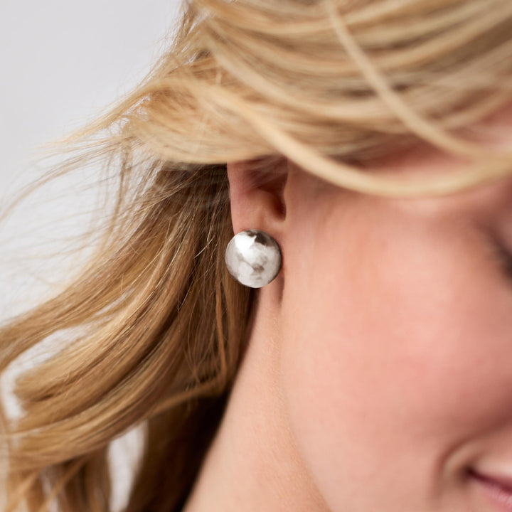 Julie Vos Solara Stud Earrings - Silver/OS
