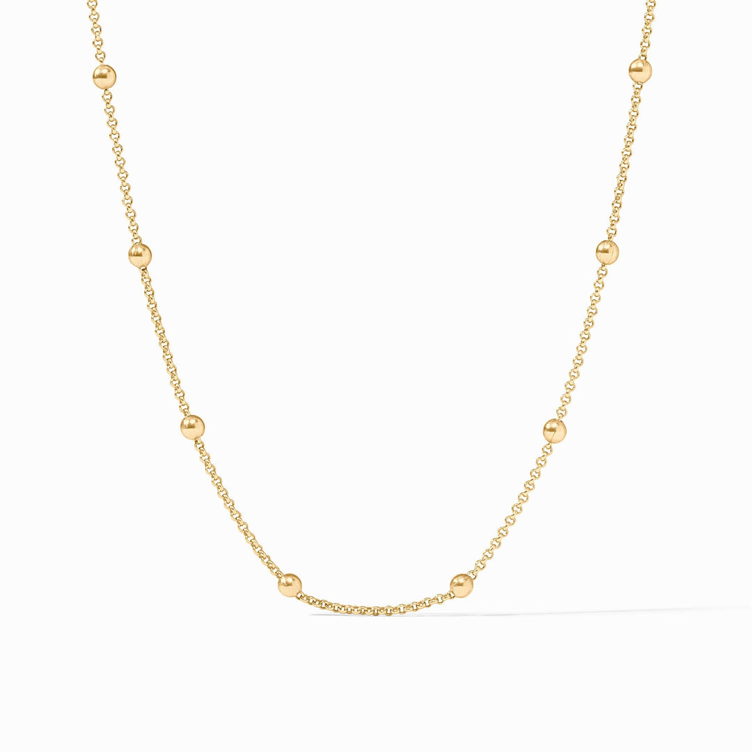 Julie Vos Solara Delicate Station Necklace - Gold/24in/OS