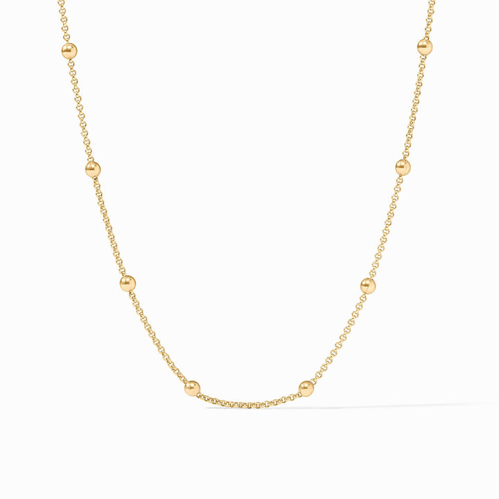 Julie Vos Solara Delicate Station Necklace - Gold/24in/OS