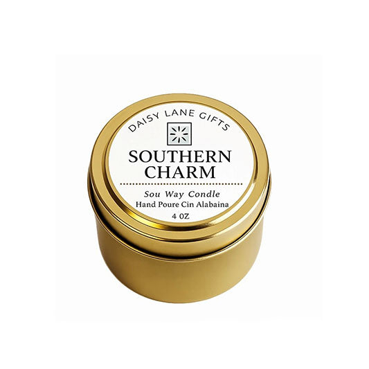 Daisy Lane Gifts 4oz Gold Tin - Southern Charm