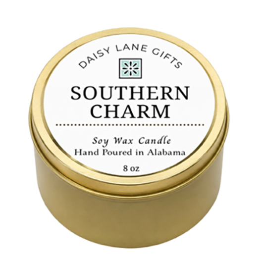 Daisy Lane Gifts 8oz Gold Tin - Southern Charm
