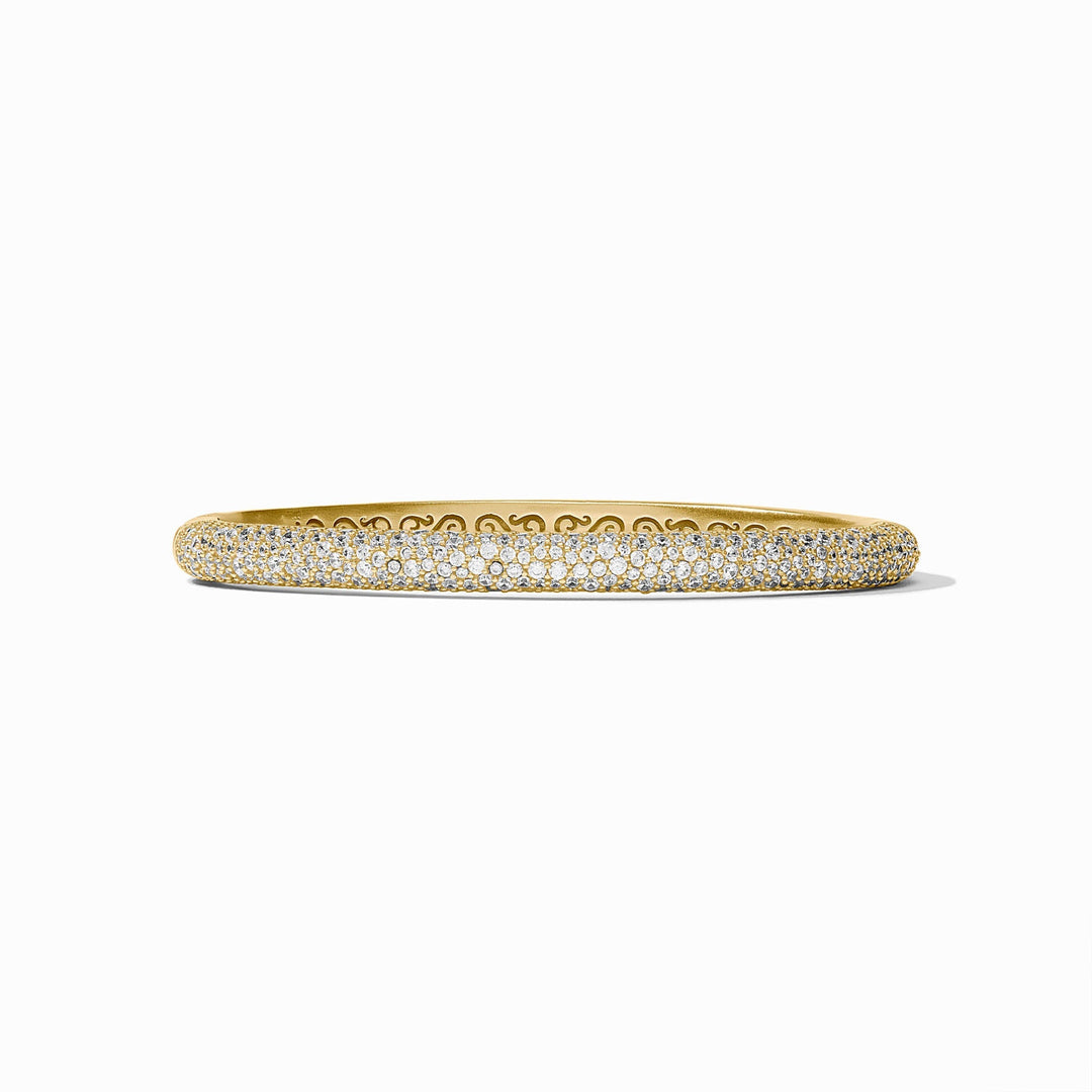 Julie Vos Stardust Hinge Bangle - Cubic Zirconia - Gold/OS