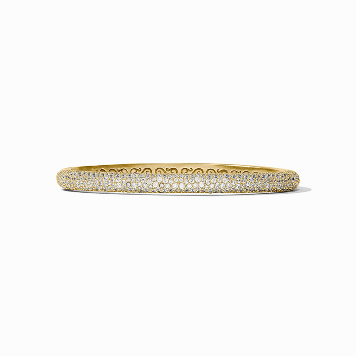 Julie Vos Stardust Hinge Bangle - Cubic Zirconia - Gold/OS