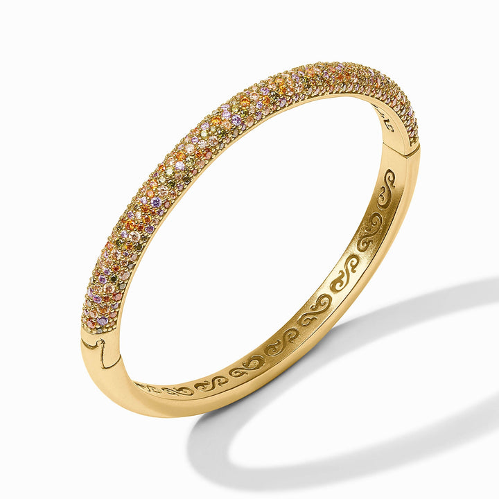 Julie Vos Stardust Hinge Bangle - Cubic Zirconia - Gold/OS