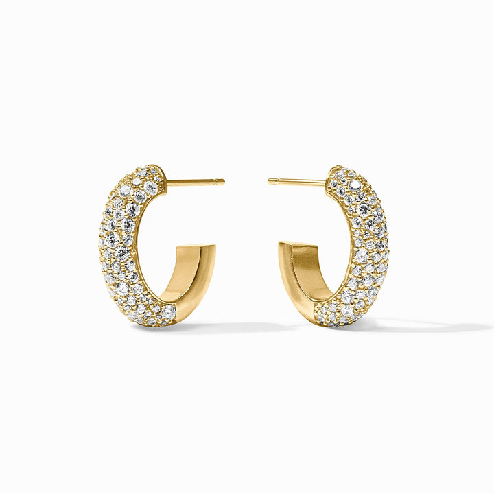 Julie Vos Stardust Hoop Earrings - Gold/Medium