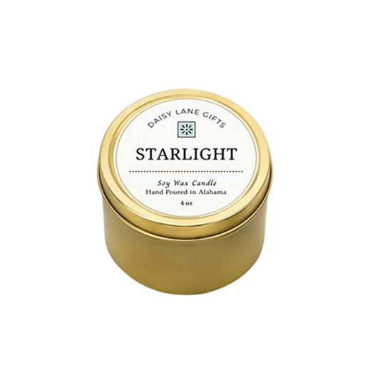 Daisy Lane Gifts 4oz Gold Tin - Starlight