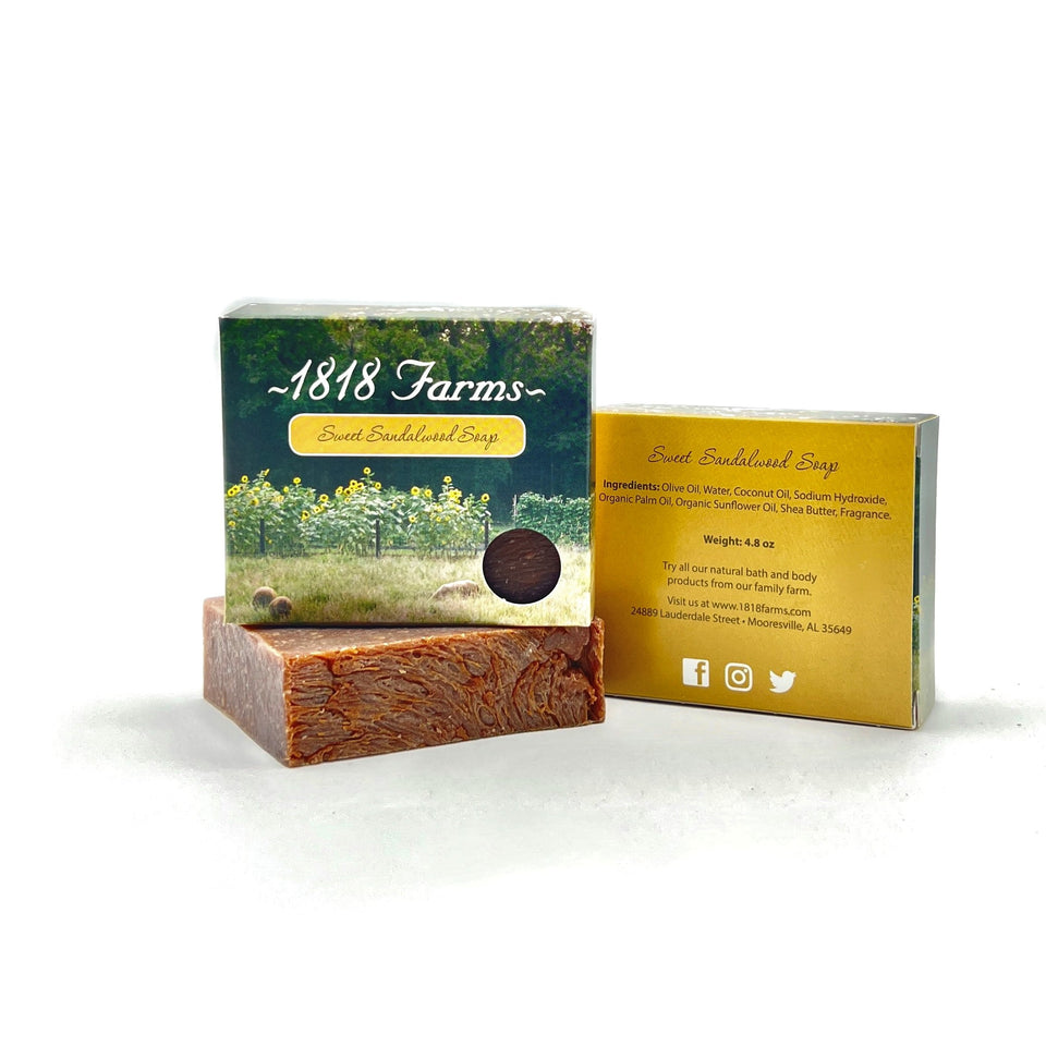 1818 Farms Handcrafted Soap - Sweet Sandalwood